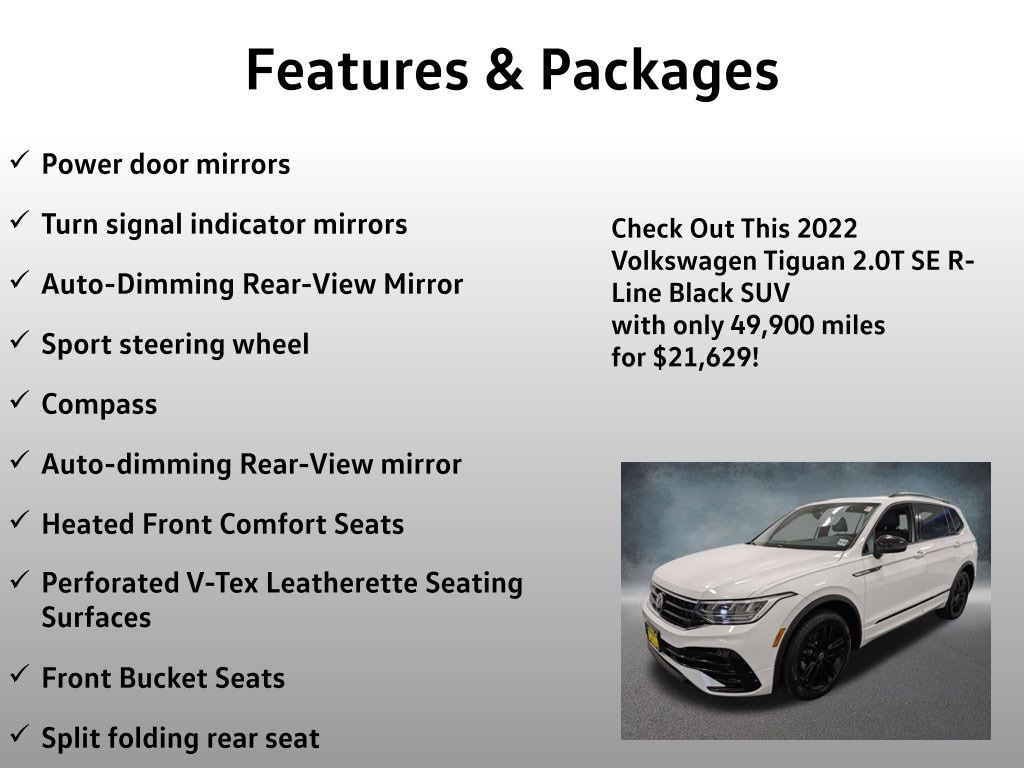 2022 Volkswagen Tiguan SE R-LINE BLACK - Photo 16