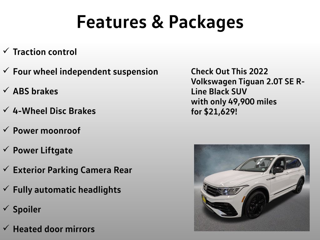 2022 Volkswagen Tiguan SE R-LINE BLACK - Photo 12