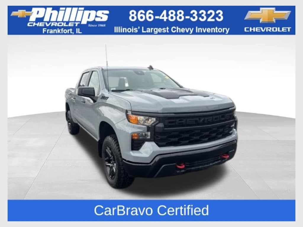 Used 2024 Chevrolet Silverado 1500 Custom Trail Boss Truck Crew Cab
