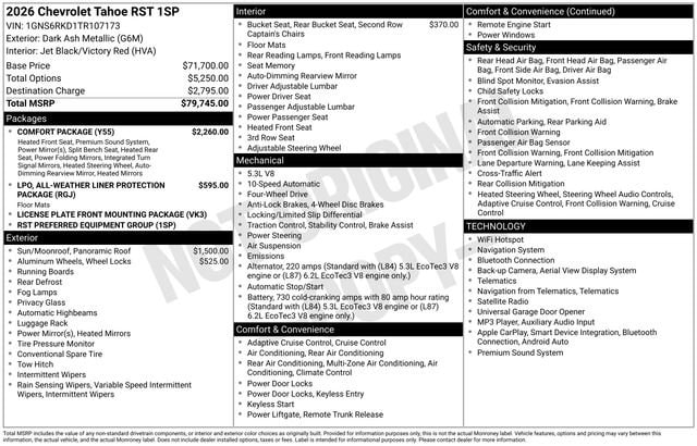 2026 Chevrolet Tahoe RST - Photo 24
