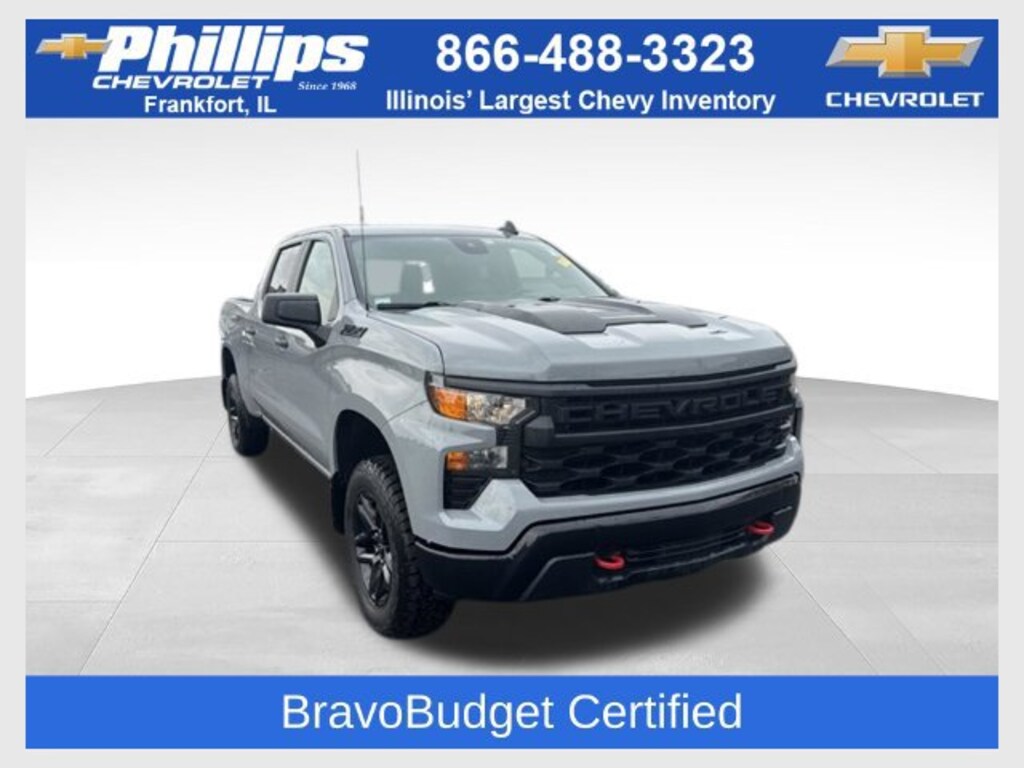 Used 2024 Chevrolet Silverado 1500 Custom Trail Boss Truck Crew Cab
