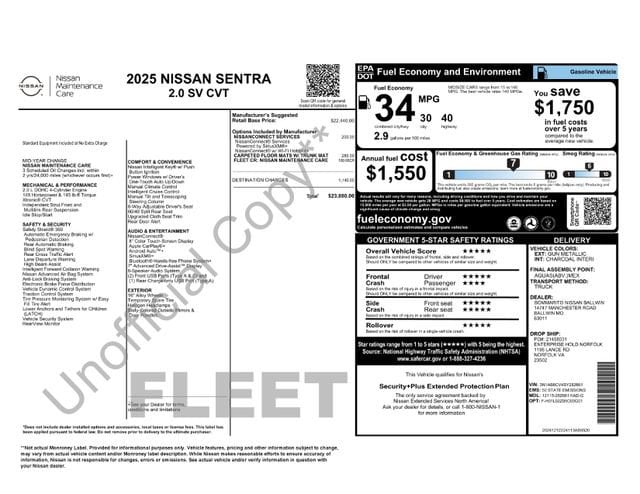 2025 Nissan Sentra SV - Photo 24