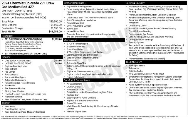2024 Chevrolet Colorado Z71 - Photo 25