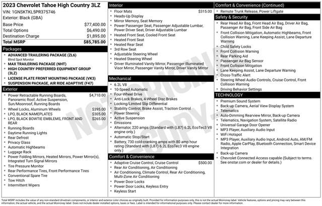 2023 Chevrolet Tahoe High Country - Photo 25