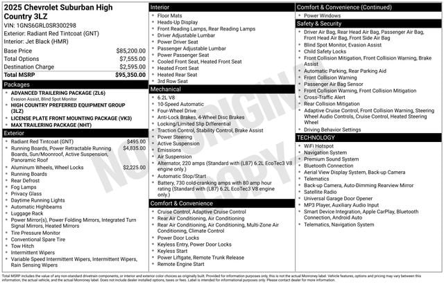 2025 Chevrolet Suburban High Country - Photo 25