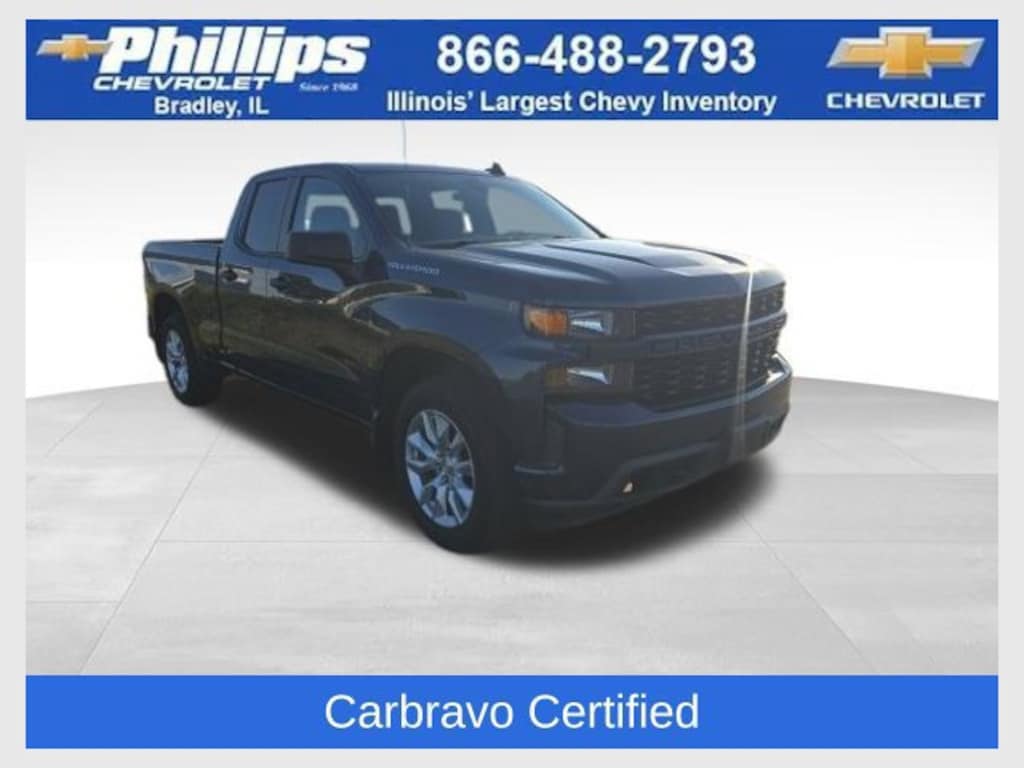Used 2021 Chevrolet Silverado 1500 Custom Truck Double Cab