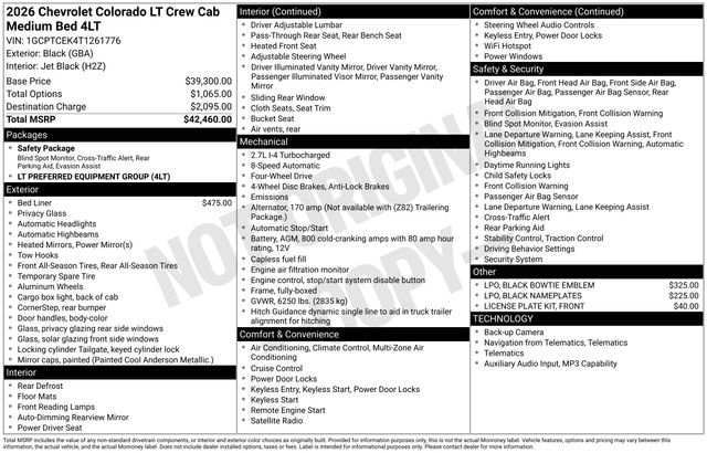 2026 Chevrolet Colorado LT - Photo 17