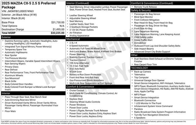 2025 Mazda CX-5 S Preferred package - Photo 27