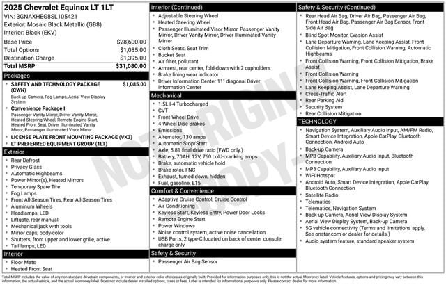 2025 Chevrolet Equinox LT - Photo 15