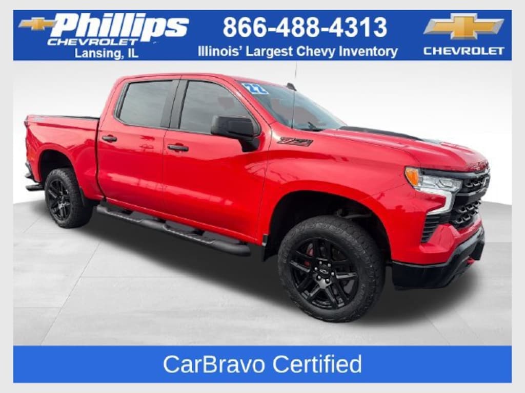 Used 2022 Chevrolet Silverado 1500 LT Trail Boss Truck Crew Cab