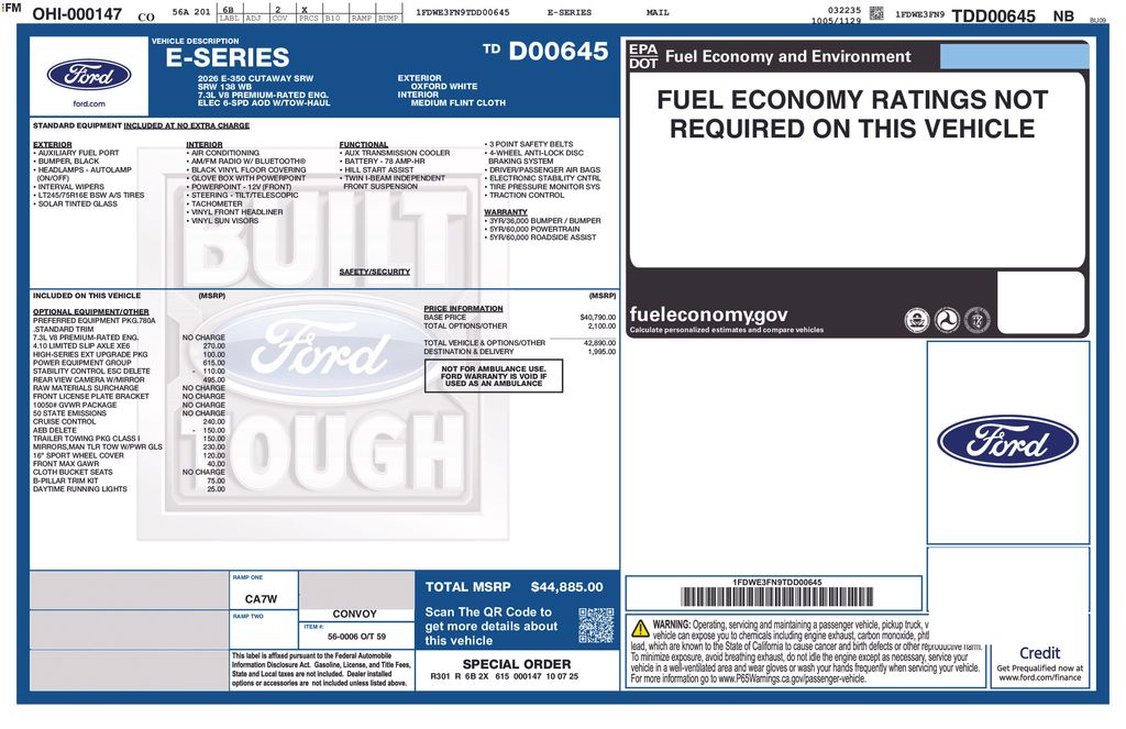 2026 Ford E-Series Cutaway Base - Photo 37