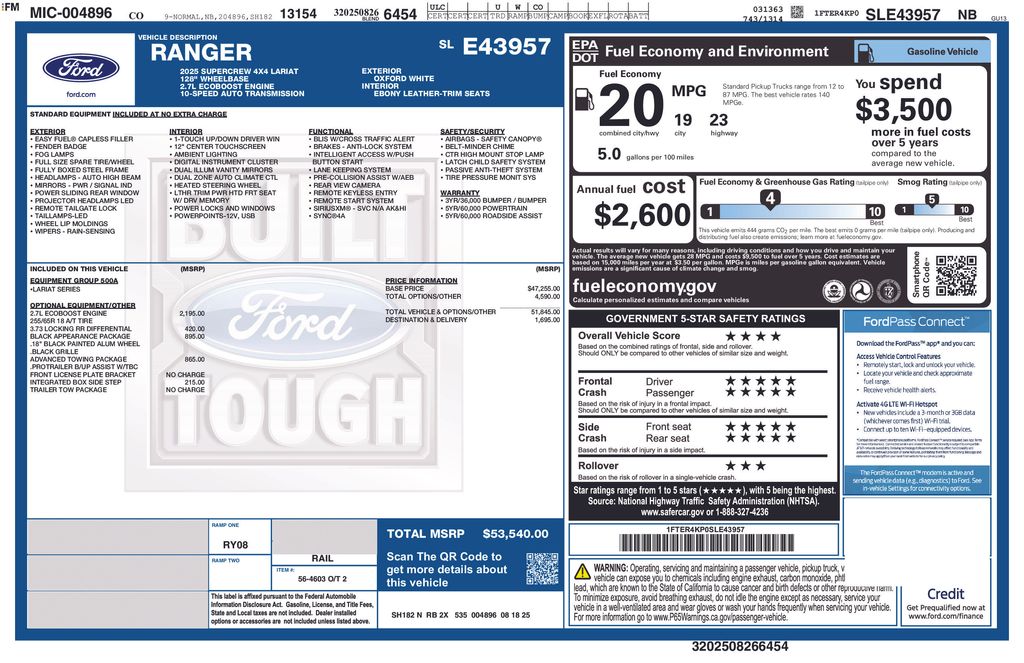 2025 Ford Ranger Lariat - Photo 41