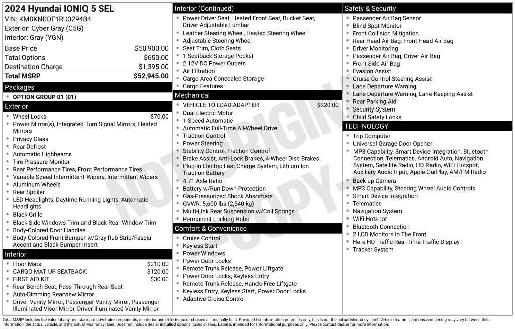 Used 2024 Hyundai IONIQ 5 SEL SUV