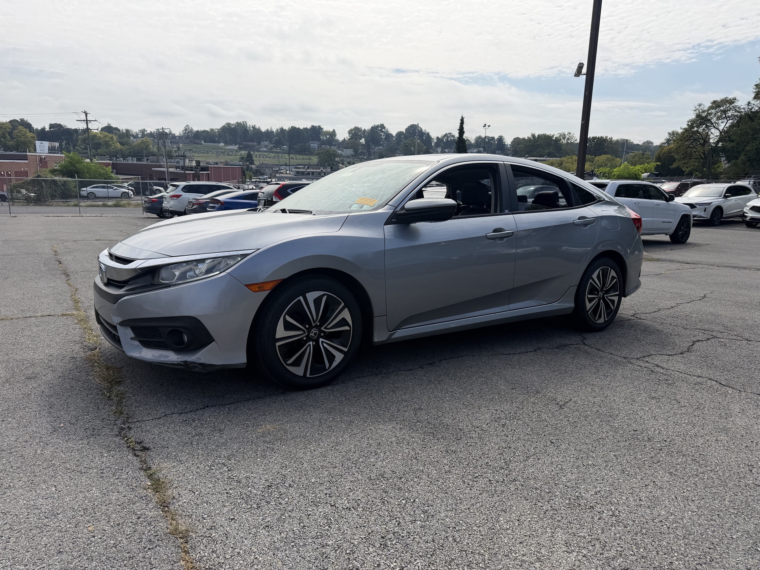 Used 2016 Honda Civic EX-L with VIN 19XFC1F70GE212183 for sale in Reading, PA