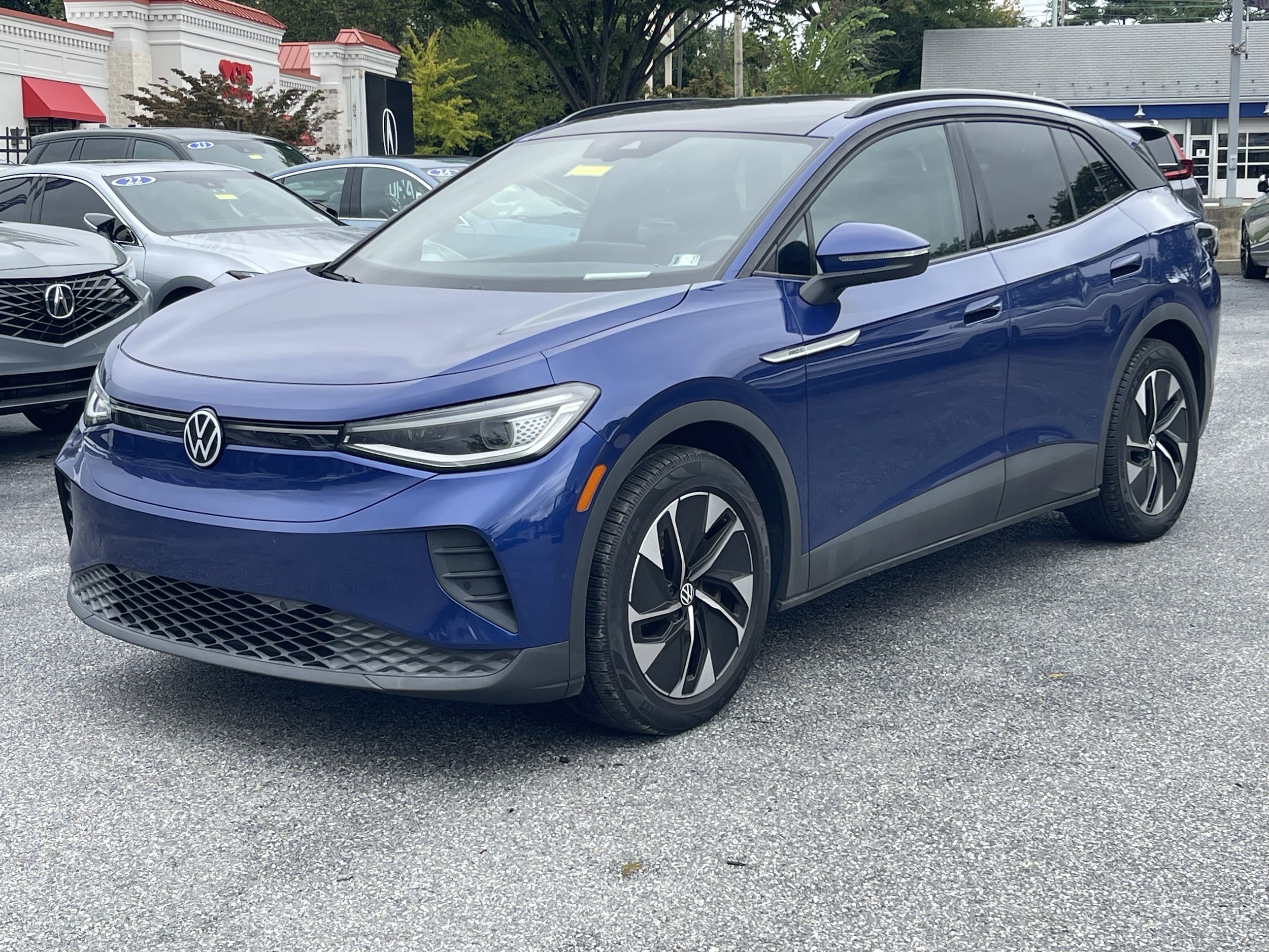 Used 2022 Volkswagen ID.4 PRO S with VIN WVGTMPE20NP040237 for sale in Ardmore, PA