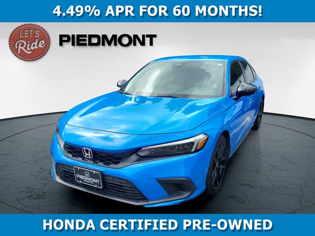 Certified 2024 Honda Civic Hatchback Sport CVT Hatchback