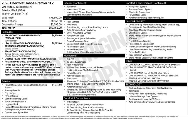 2026 Chevrolet Tahoe Premier - Photo 51