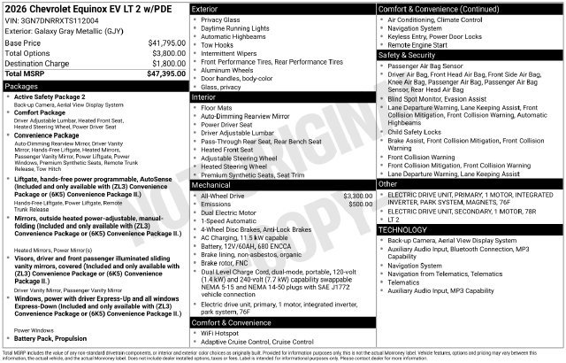 2026 Chevrolet Equinox EV 2LT - Photo 42
