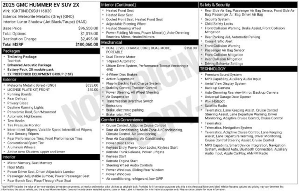 Used 2025 GMC HUMMER EV SUV 2X SUV