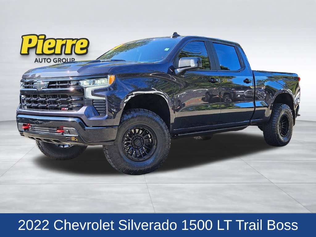 Used 2022 Chevrolet Silverado 1500 LT Trail Boss Truck Crew Cab