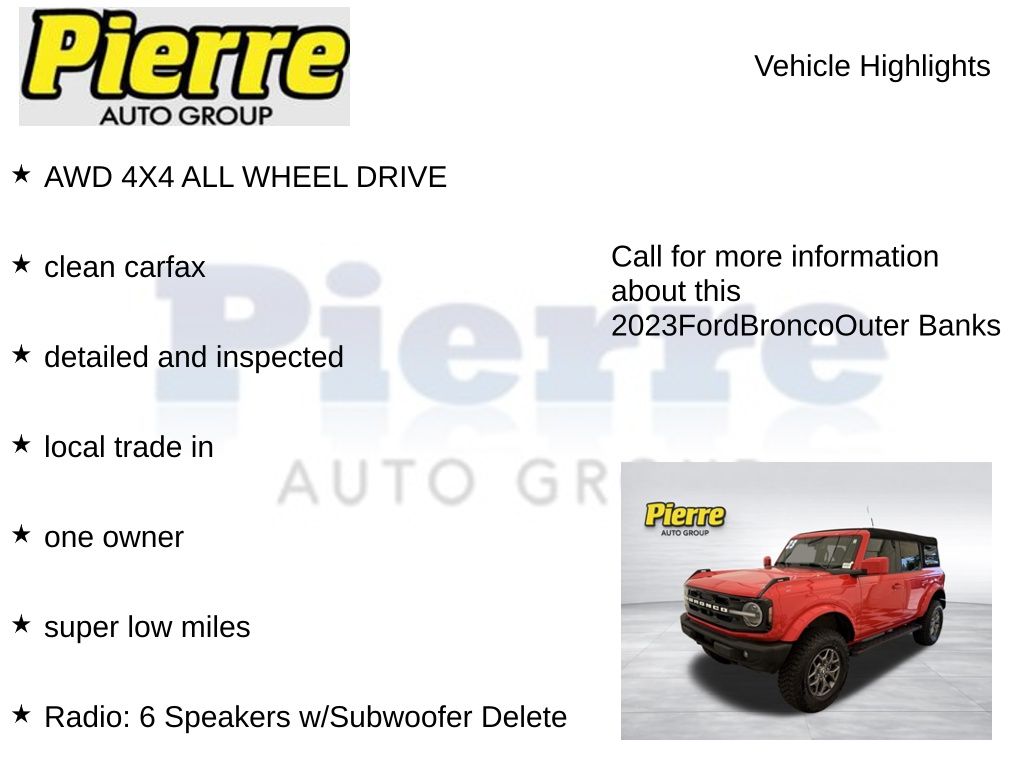 2023 Ford Bronco 4-Door Outer Banks - Photo 7