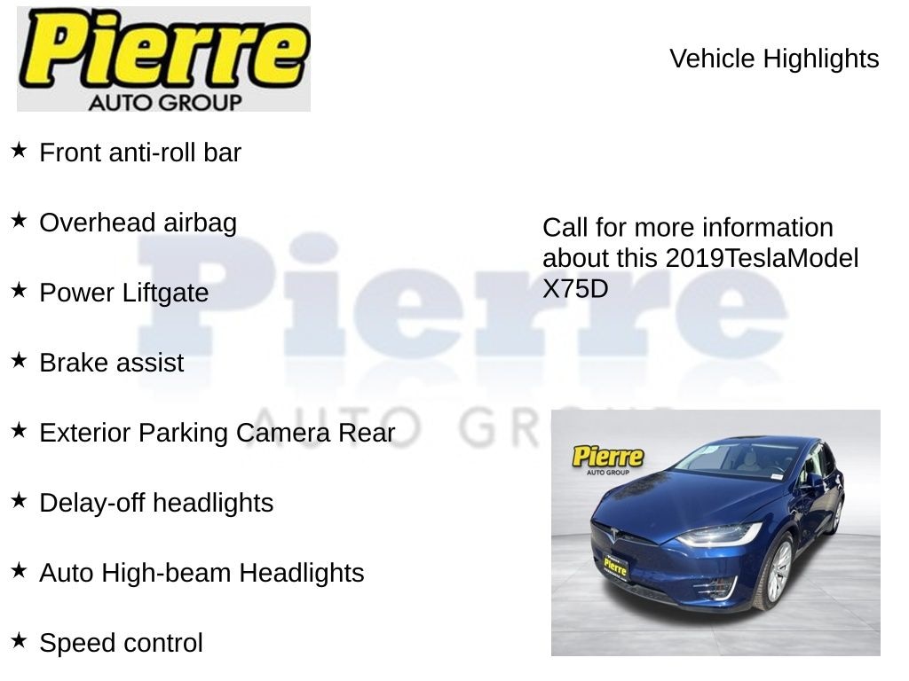Used 2019 Tesla Model X 75D SUV