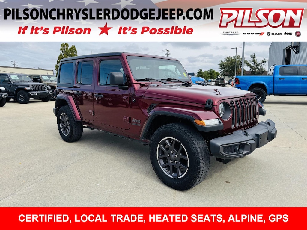 Certified 2021 Jeep Wrangler Unlimited 80th Anniversary SUV