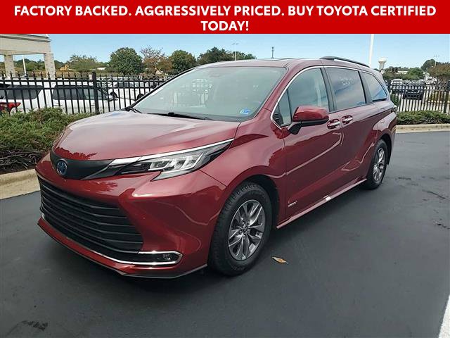 Certified 2021 Toyota Sienna XLE 7 Passenger Van