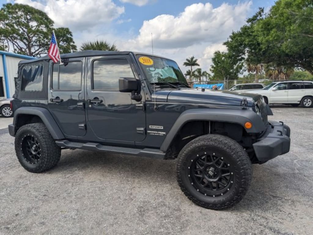 Used 2018 Jeep Wrangler JK Unlimited Sport S SUV