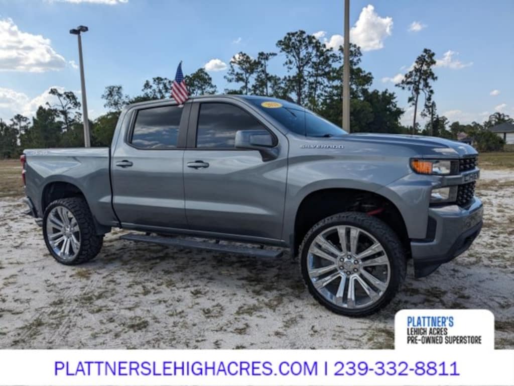 Used 2021 Chevrolet Silverado 1500 Custom Truck Crew Cab