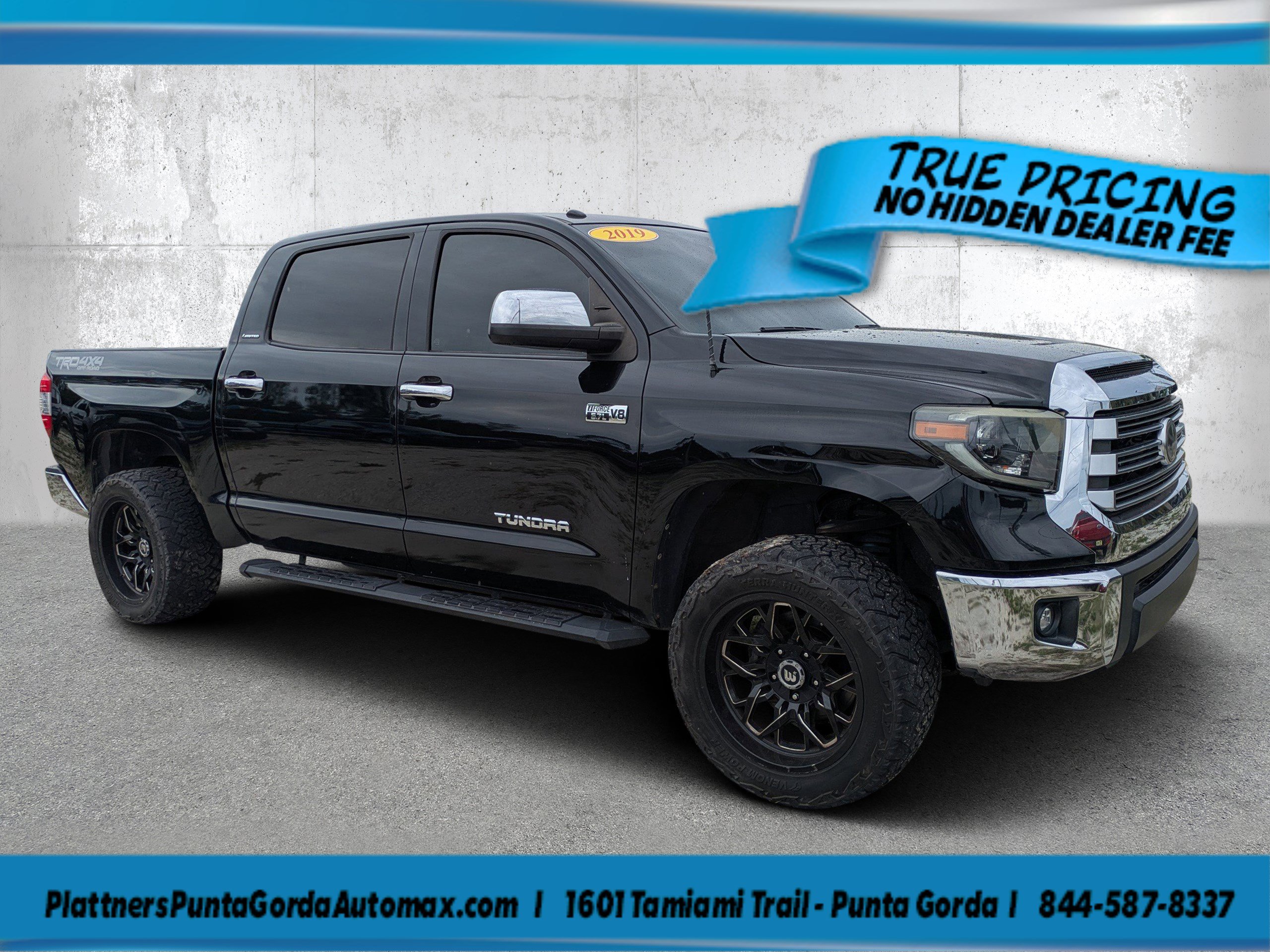 Used 2019 Toyota Tundra 4WD Limited Limited CrewMax 5.5 Bed 5.7L