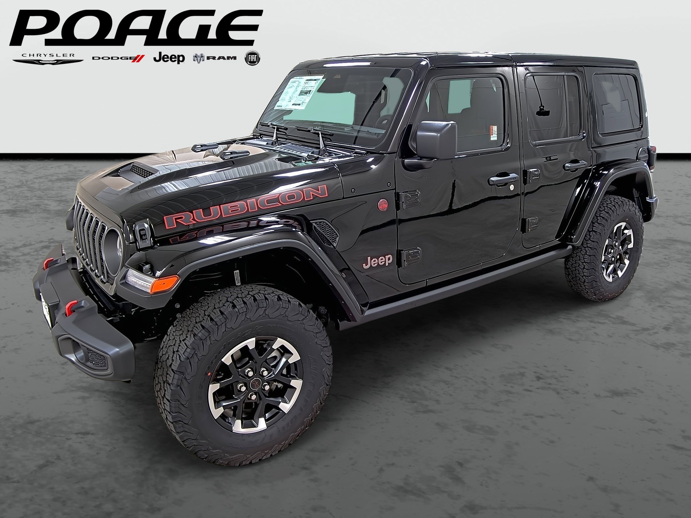 New 2026 Jeep Wrangler 4-DOOR RUBICON Sport Utility