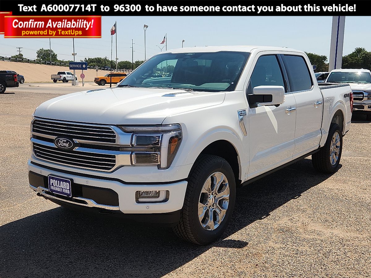 New 2026 Ford F-150 Platinum Truck