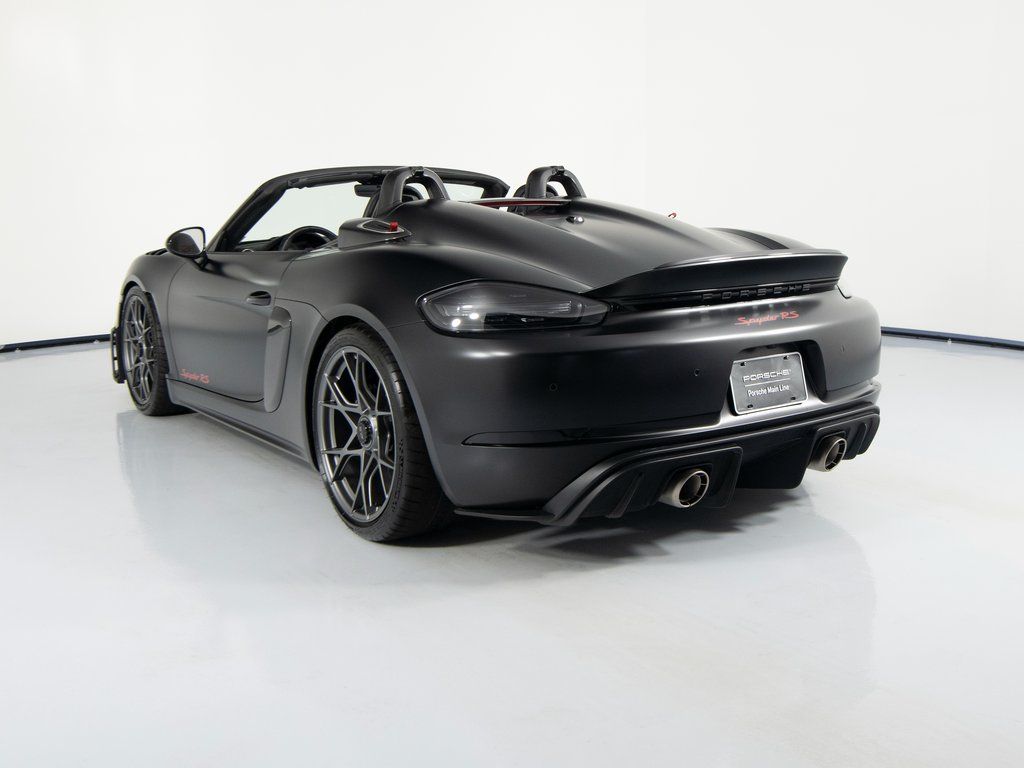 Certified 2025 Porsche 718 Spyder RS Convertible