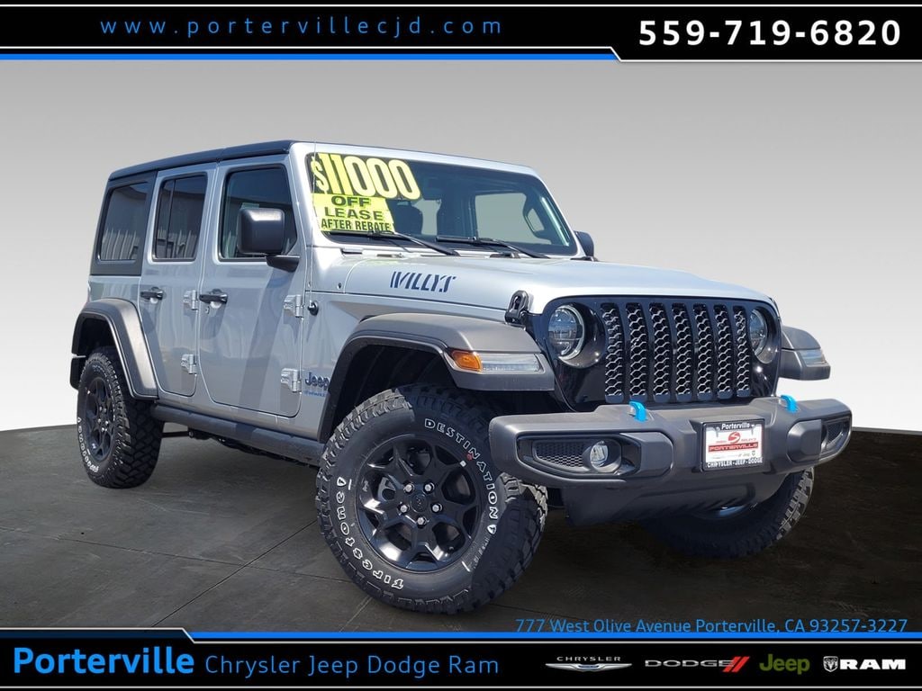 New 2023 Jeep Wrangler 4xe WILLYS Sport Utility