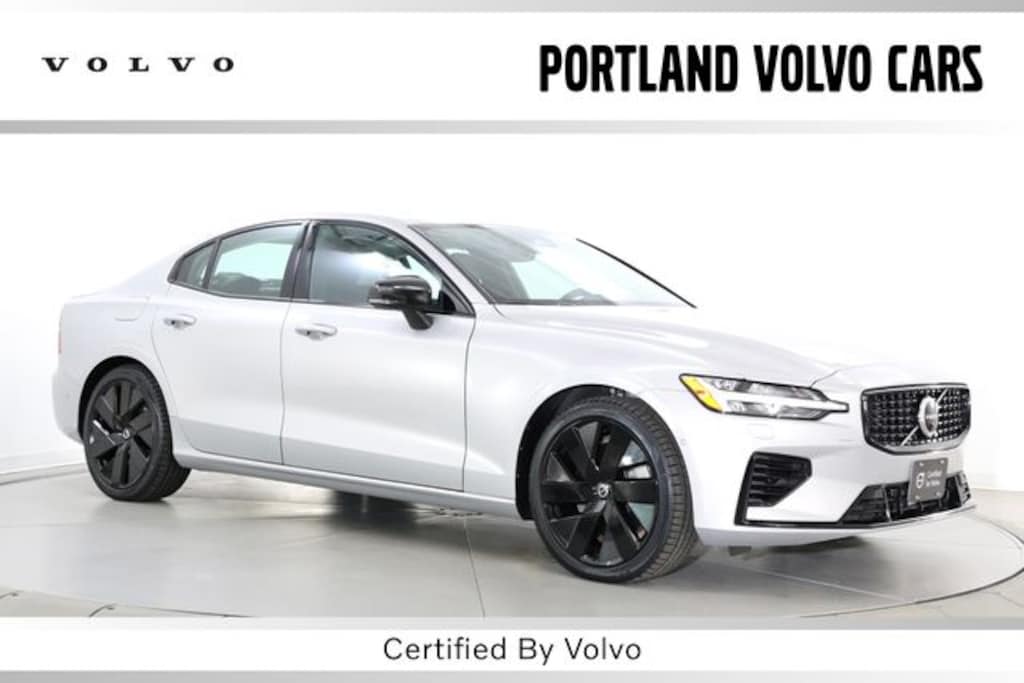 Certified 2024 Volvo S60 plug-in hybrid T8 Plus Dark Sedan