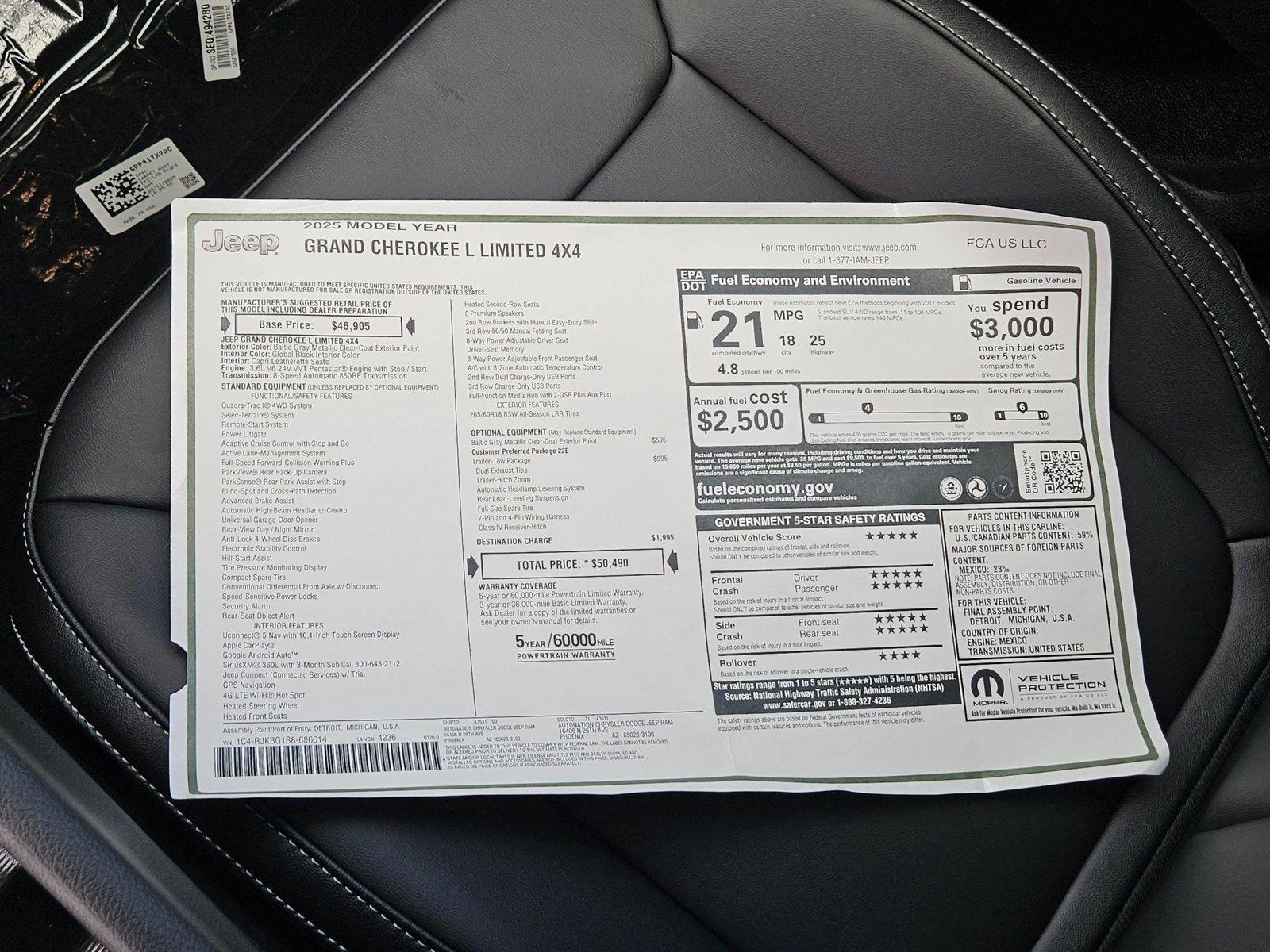 2025 Jeep Grand Cherokee L Limited - Photo 16