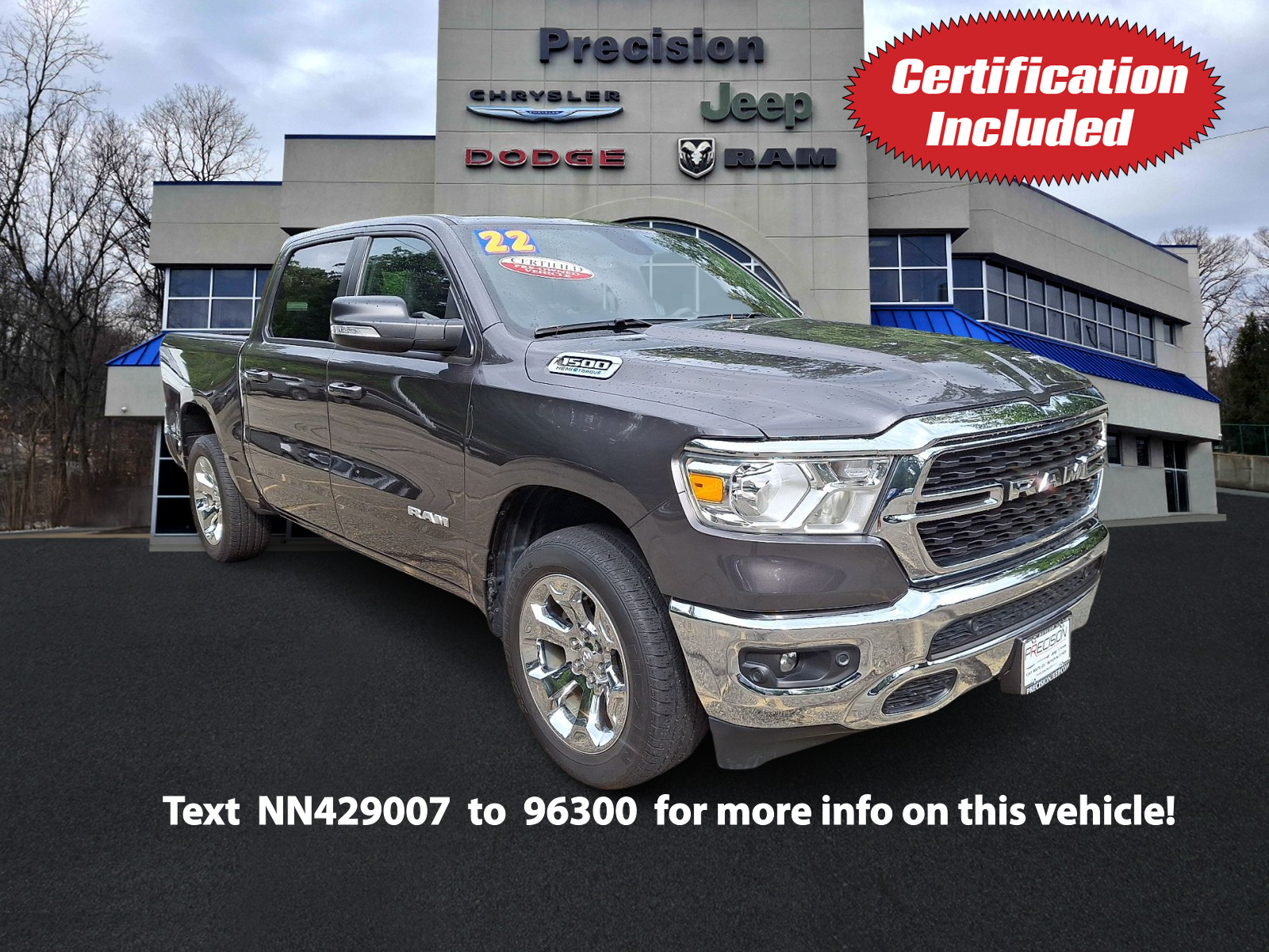 2022 Ram 1500 Big Horn Crew Cab 4x4 57 Box Crew Cab