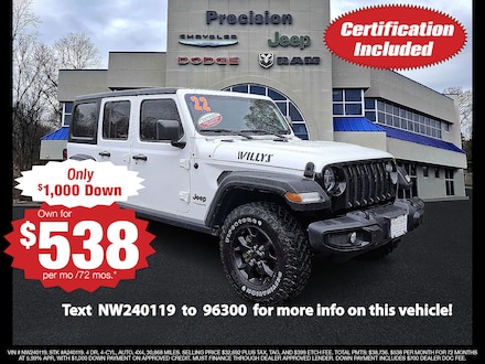 2022 Jeep Wrangler Unlimited Willys 4x4 Sport Utility