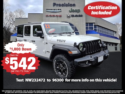 2022 Jeep Wrangler Unlimited Willys 4x4 Sport Utility