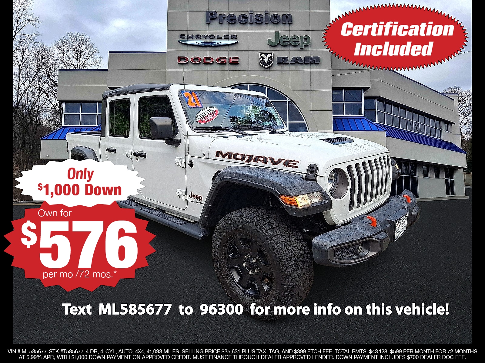 2021 Jeep Gladiator Mojave