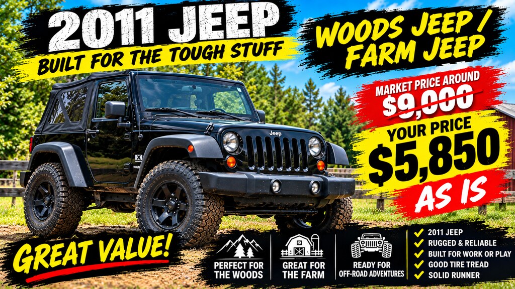 Used 2011 Jeep Wrangler Rubicon SUV