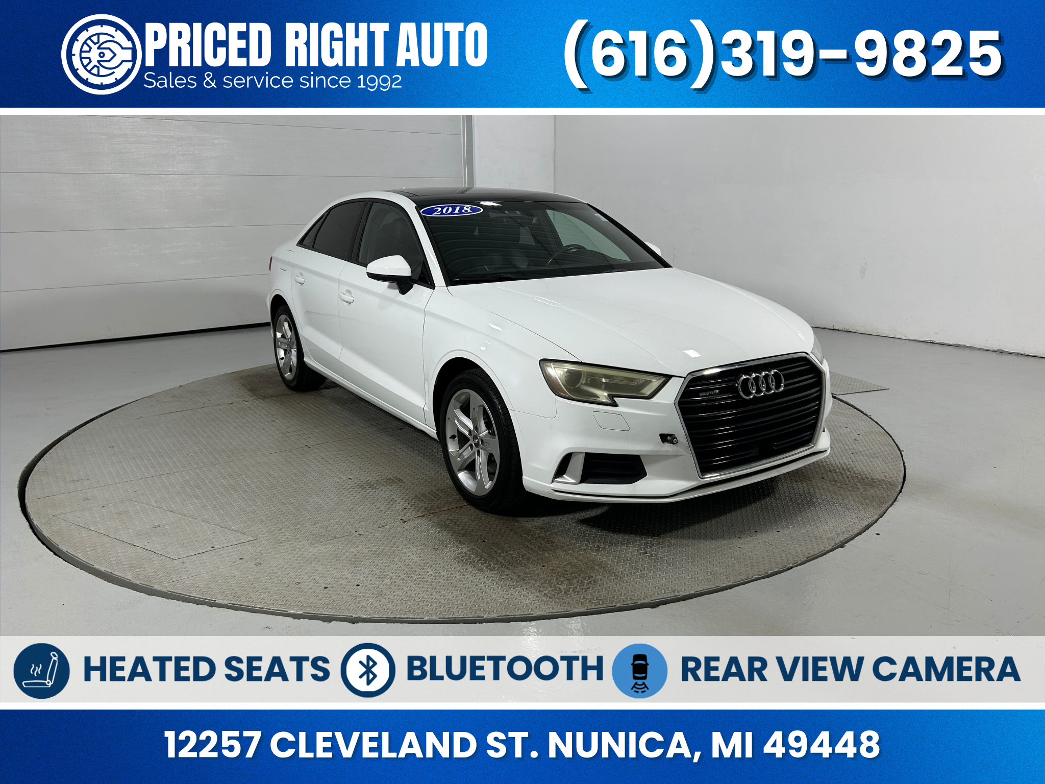 Used 2018 Audi A3 2.0T Premium Sedan