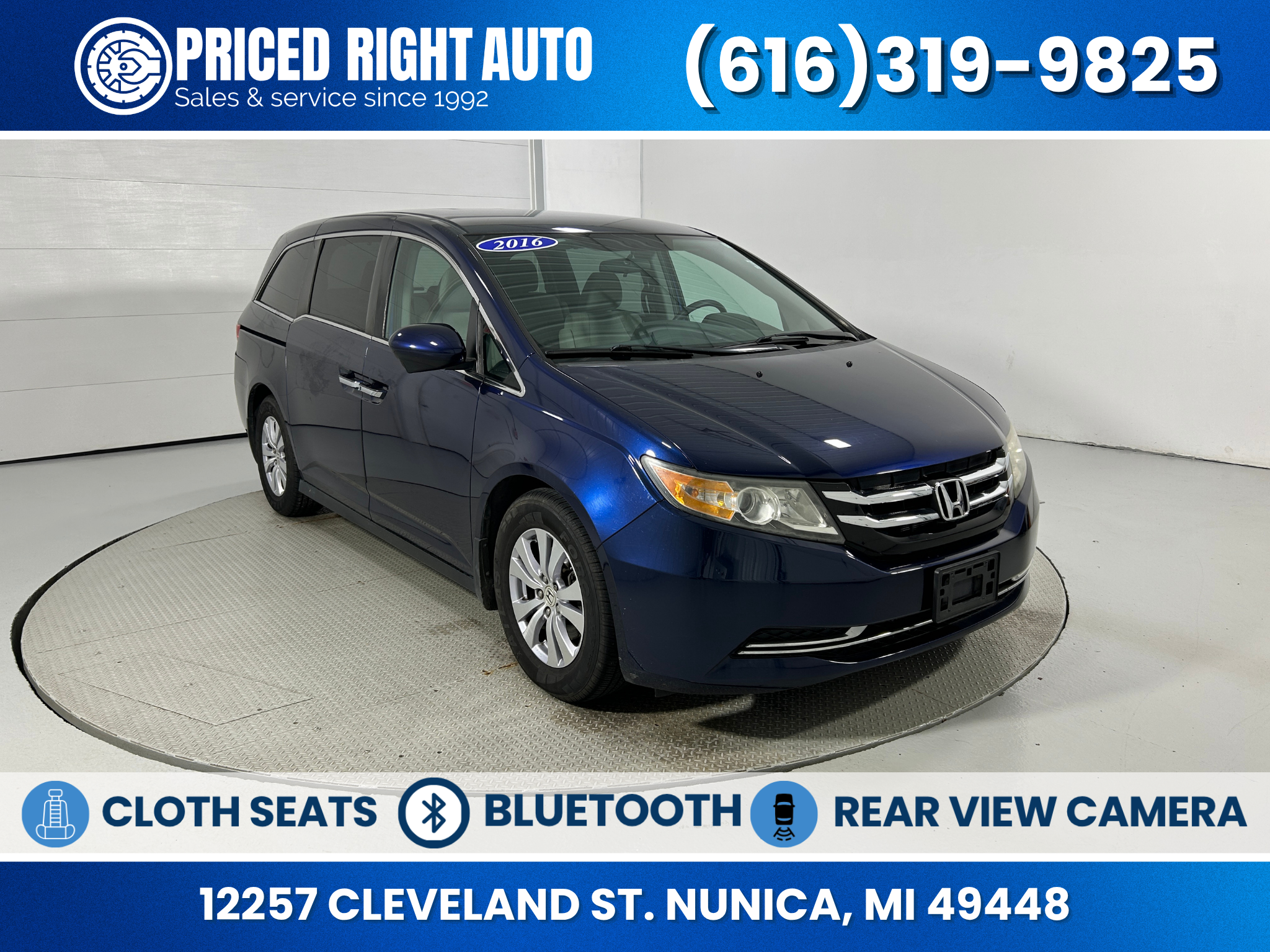 Used 2016 Honda Odyssey SE Van Passenger Van