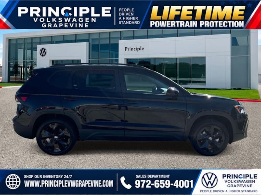 New 2027 Volkswagen Taos 1.5T SE Black SUV