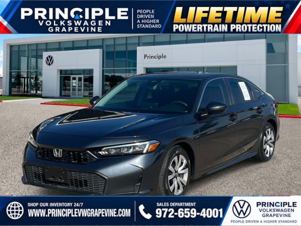 Used 2025 Honda Civic LX Sedan