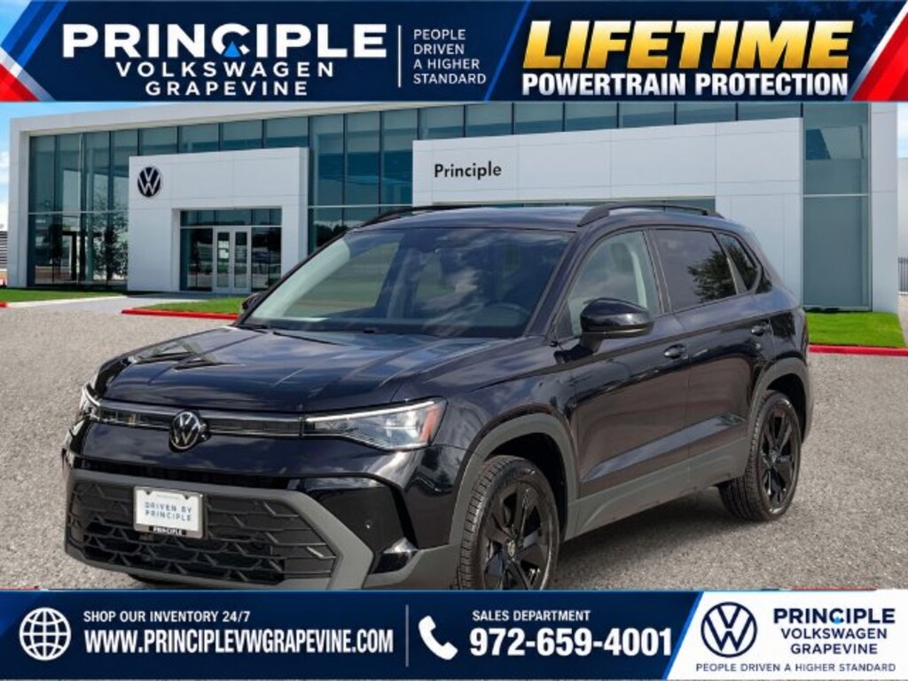 New 2027 Volkswagen Taos 1.5T SE Black SUV