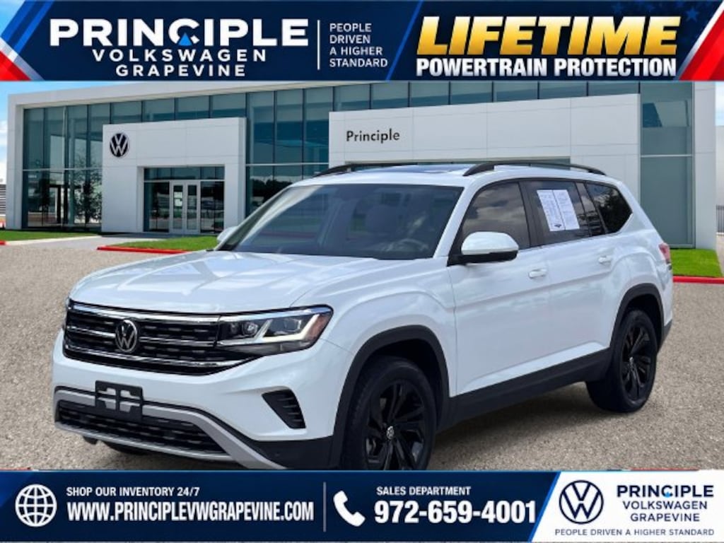 Certified 2023 Volkswagen Atlas 3.6L V6 SE w/Technology SUV