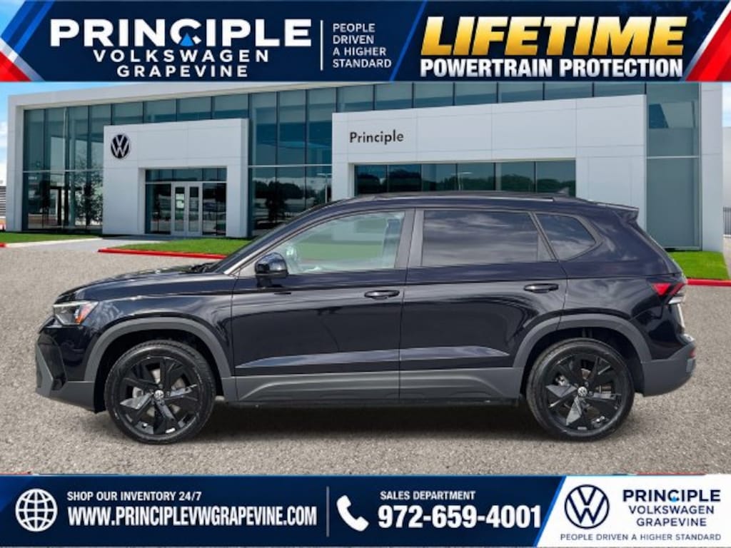 New 2027 Volkswagen Taos 1.5T SE Black SUV