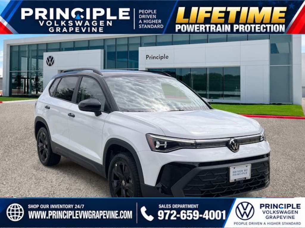 New 2027 Volkswagen Taos 1.5T SE Black SUV